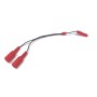 RED Y-cable to use 4-electrode anal - vaginal probes with single-channel stimulator