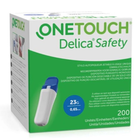 Onetouch delica eldobható biztonsági eszköz 23 g - 200 db.