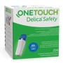 OneTouch Delica Dispositivo de punción de seguridad desechable 23g - 200pcs.
