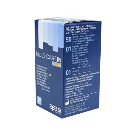 Bloedglucosestrips voor MulticareIn - 50 strips