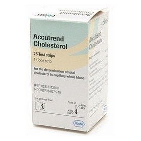 Accutrend cholesterol strips 25 st.