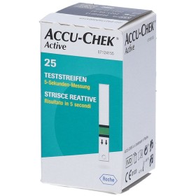 Bandelettes actives Accu-Chek (25 pièces)