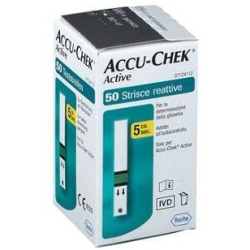 Bandelettes de glucose actif Accu-Chek (50 pièces)