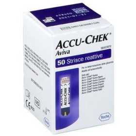 Aviva Accu-Check Glukogédiové proužky - 50 ks