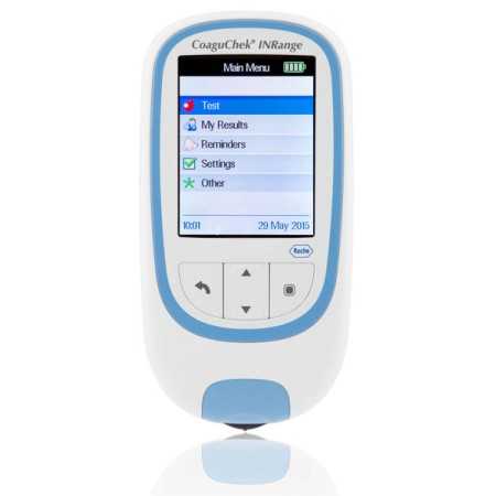 Coaguchek InRange INR Meter with 6 Coaguchek XS PT Test Test Strips