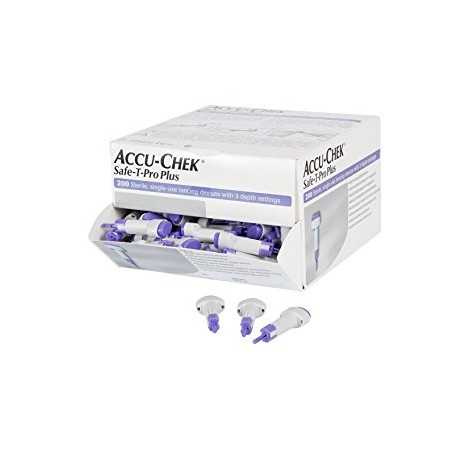 Accuchek SAFE T-PRO PLUS- Disposable lancets 200 pcs.