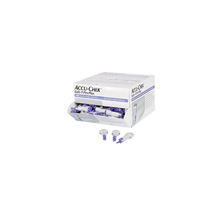 Accuchek SAFE T-PRO PLUS - Eldobható lándzsák 200 db.