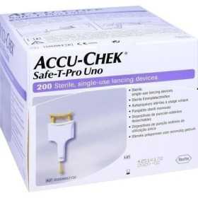 Accuchek SAFE T-PRO UNO- Lancetas desechables 200 uds.