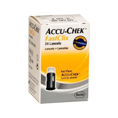 Lancette accu-chek fastclix - 24 lancette