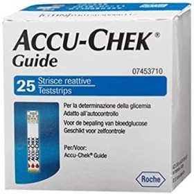 Paski do pomiaru stężenia glukozy we krwi Accu-Check Guide - 25 szt.