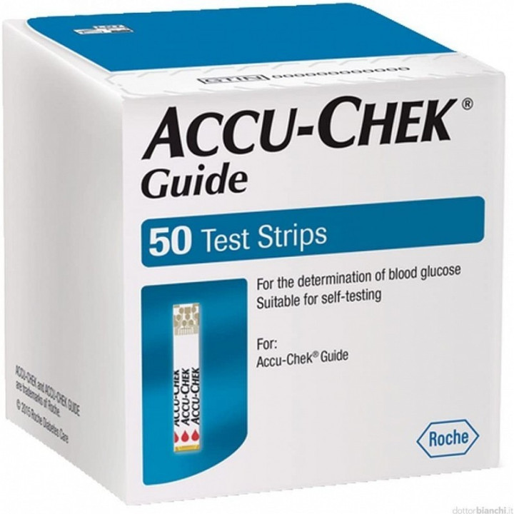 Accu-Chek Guide vércukorszintmérő tesztcsíkok – 50 db