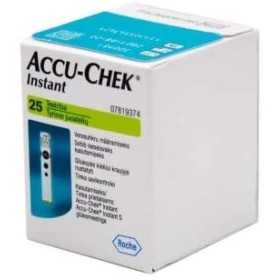 25 ks proužků pro instantní glukometr Accu-Chek