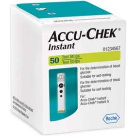 50 Stück Streifen für Accu-Chek Instant Blutzuckermessgerät