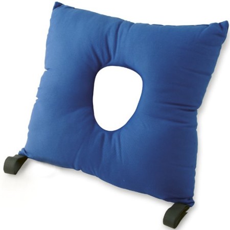 Silicone hollow fiber cushion with central hole 40x40