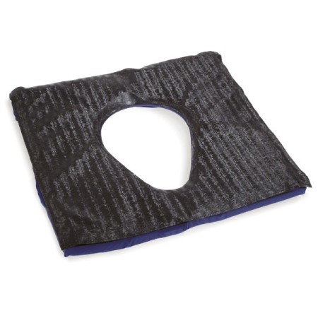 Anti-decubitus cushion in polyurethane gel with hole