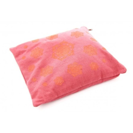 Cuscino con sale rosa dell'himalaya con fodera in bio cotone