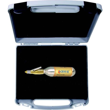 Cryo iq derm kontaktgerät 1mm - 25g n2o gas - regelventil - feste glasspitze