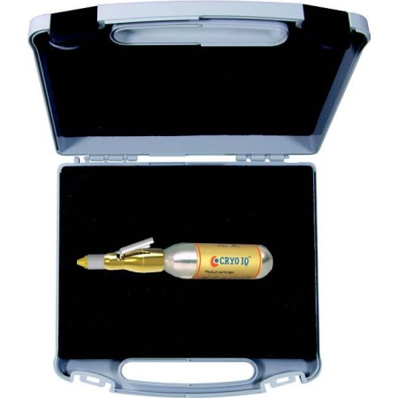 Dispozitiv de contact cryo iq derm 3 mm - 25 g de gaz n2o - valvă de control - vârf fix din sticlă