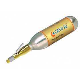 Dispositivo CRYO IQ DERM en contacto 5mm - 25g de gas N2O - Válvula de control - punta de vidrio fija