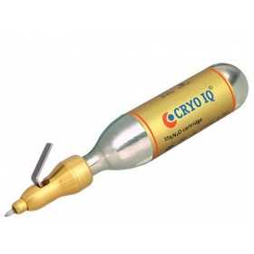 Dispositivo de pulverización CRYO IQ DERM - Gas N2O de 25 g - Válvula de control - Punta de vidrio fija