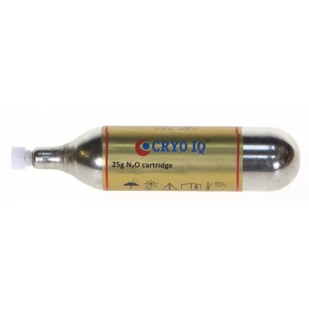 Wkład cryo iq - 25 g gazu n2o z zaworem