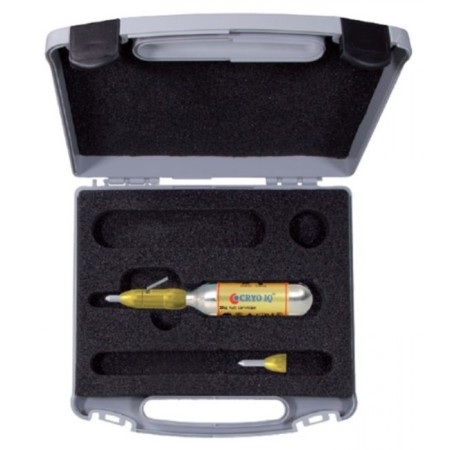 Appareil cryo iq pro spray - 25g de gaz - 1 embout standard + 1 embout dermatologique (système d'embout remplaçable)