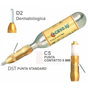 Dispositivo cryo iq pro - sistema misto triplo -1 spray + 1 contatto + dermatoloico - gas 25 g