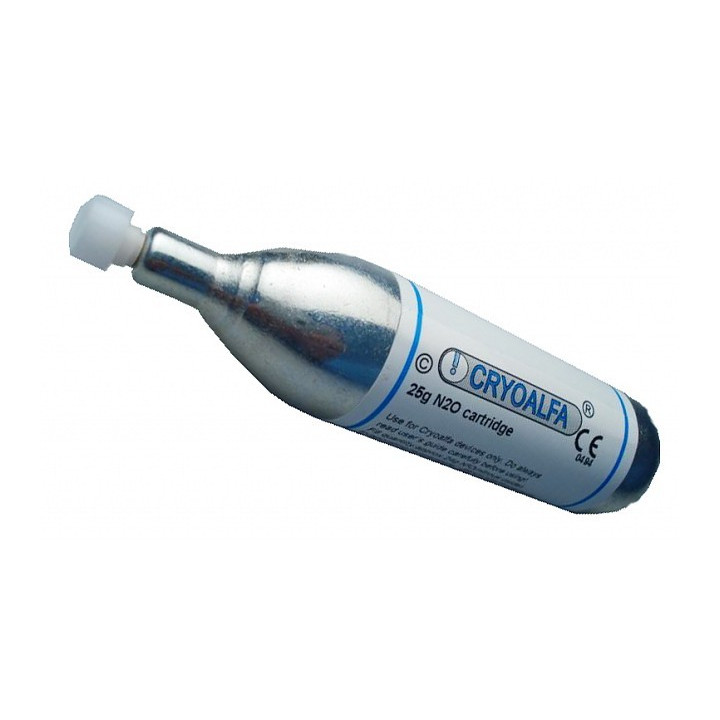 25 g N2O-gaspatron för CRYOALFA LUX och SUPER