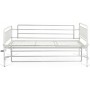 Pair of folding bed rails with aluminium frame