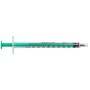 Jeringa sin aguja de 1 ml diconex con cono luer central - 100 unidades.