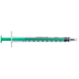 Seringa sem agulha de 1 ml diconex com cone luer central - 100 unidades.
