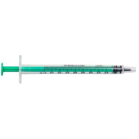 Injekční stříkačka bez jehly 1 ml dicoNEX s centrálním kuželem Luer - 100 ks.