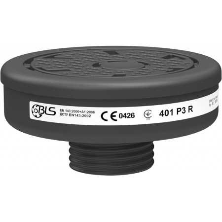 BLS 401 filters with P3 R protection against dust, mist and fumes - 6 RD40/EN 148-1 filters