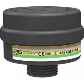 Filtri BLS 424 con protezione ABEK1 da gas e vapori organici, inorganici e acidi, classe 1 - 4 filtri RD40 / EN 148-1