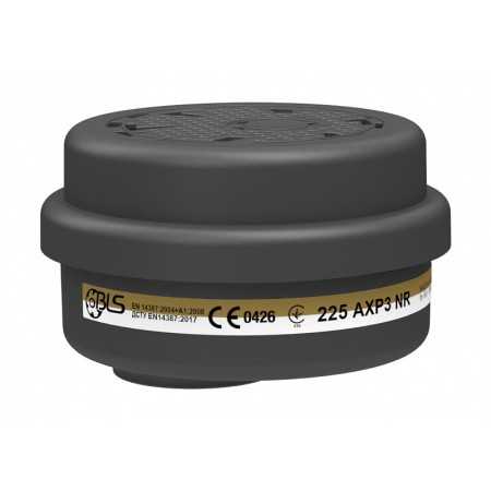 Filtros BLS 225 con protección AXP3 NR contra gases y vapores orgánicos con ebullición inferior a 65 °C y polvo - 4 filtros