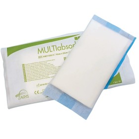 Absorbent Pads 10 x 10 cm MULTIabsorb S - sterile - pack 25 pcs.