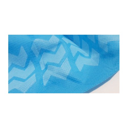 Light blue non-slip shoe covers in breathable non-woven fabric with anti-slip - 100 pieces