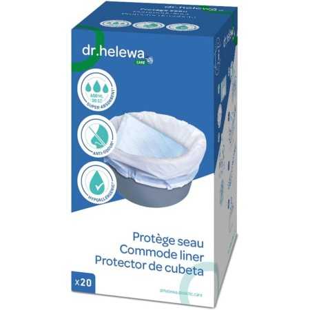 Bolsas cubrebaskets cómodas súper absorbentes - 20 bolsas de 600 ml