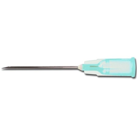 Sterile 23g hypodermiske nåle dispofin 0,6 x 25 mm blå - 100 stk.