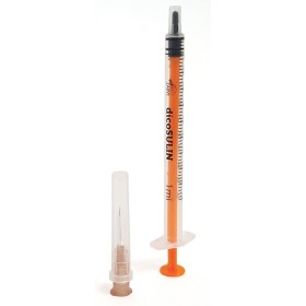 dicoSULIN inzulínová stříkačka 1 ml - 27G 0,4 x 13 mm - 100 ks