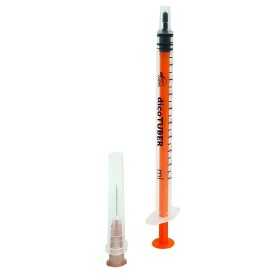 Tuberkulinspritze 1 ml dicoTUBER mit zentralem Luer-Konus ohne Nadel - 100 Stk.
