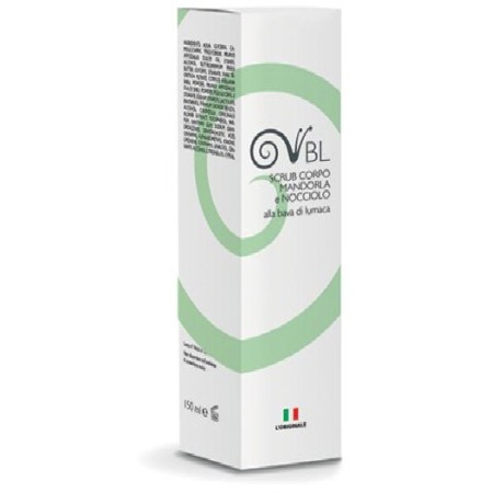 Bl body scrub met amandel en hazelnoot met slakkenslijm 150 ml