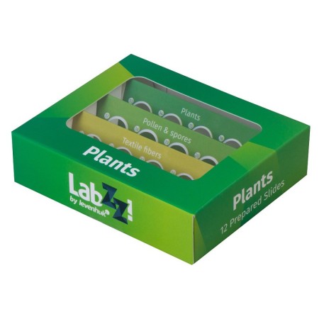Set de lame pregătite levenhuk labzz p12 pentru plante