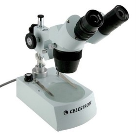 Microscopio estereoscópico avanzado de laboratorio celestron