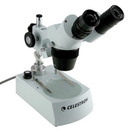 Microscopio estereoscópico avanzado de laboratorio celestron