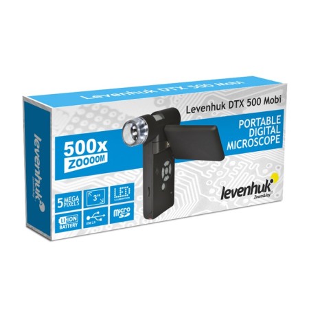 Microscopio digital levenhuk dtx 500 mobi