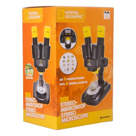 Stereoskopický mikroskop bresser national geographic 20x
