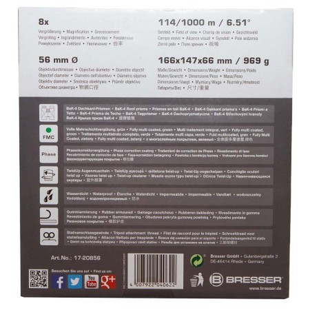 Bresser pirsch 8x56 verrekijker