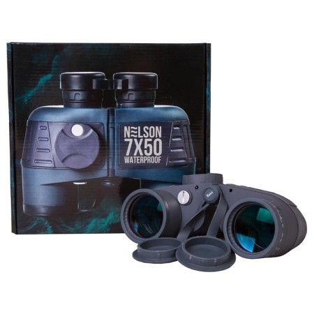 Levenhuk nelson 7x50 távcső irányzékkal és iránytűvel