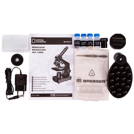 Bresser national geographic 40-1280x mikroszkóp okostelefon tartóval